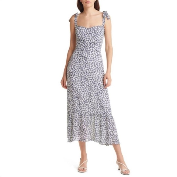 NWT Reformation Nikita Bombay Floral Ruffle Maxi - Picture 2 of 8